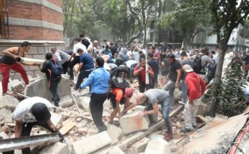 Al menos 5 muertos por el fuerte terremoto de magnitud 7,1 que ha vuelto a sacudir México