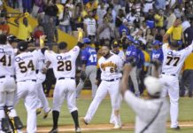Ronny Rodríguez dejó en el cuadro al Licey con un jonron