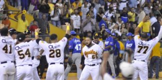 Ronny Rodríguez dejó en el cuadro al Licey con un jonron