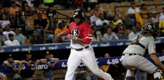 Vladimir Guerrero junior disfruta su estadía con los Leones
