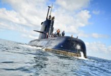 Argentina busca desde hace dos días un submarino desaparecido con 44 tripulantes a bordo