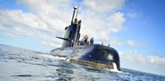 Argentina busca desde hace dos días un submarino desaparecido con 44 tripulantes a bordo