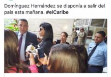 En Décima, «Esposa de Quirinito fue atajada en migración»