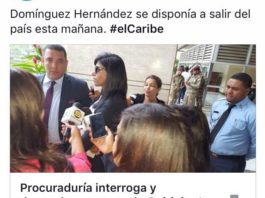 En Décima, «Esposa de Quirinito fue atajada en migración»