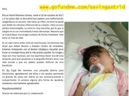 Mujer dominicana pide ayuda al presidente Danilo Medina para salvar a su hija Astrid