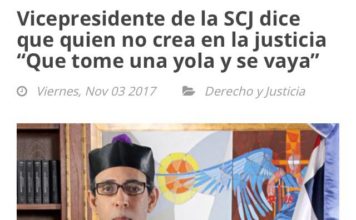 Décima al Vicepresidente de la Suprema Corte de Justicia