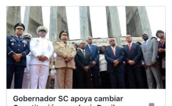Salve al Gobernador de San Cristóbal, Por Su Apoyo a Cambiar Constitución para Reelegir Danilo