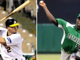 Juan Carlos Pérez y Radhamés Liz electos jugadores más destacados en el Pelotero Estrella de la Semana