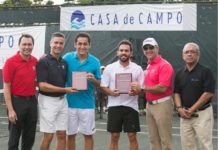 Víctor Estrella y Nicolás Almagro celebraron exhibición en Casa de Campo