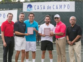 Víctor Estrella y Nicolás Almagro celebraron exhibición en Casa de Campo
