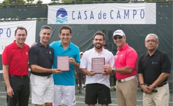 Víctor Estrella y Nicolás Almagro celebraron exhibición en Casa de Campo