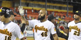 Con doble de Zoilo Almonte, las Águilas dejan tendidos a los Toros