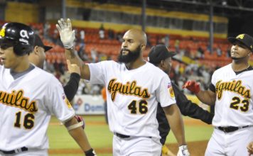 Con doble de Zoilo Almonte, las Águilas dejan tendidos a los Toros