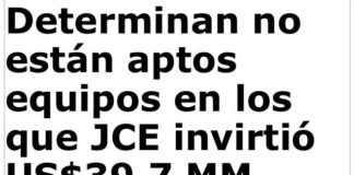 Décima a los scanner que se usaron en el pasado proceso electoral
