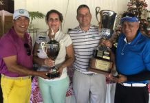 Teresa y Eddy Ramírez conquistaron el Torneo de Socios del Jarabacoa Golf Club