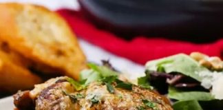 Montaditos de pollo y cebolla