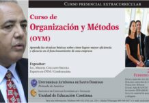 ESTE CURSO SOBRE «ORGANIZACIÓN Y MÉTODOS» A SER DICTADO POR EL CONFERENCIANTE MIGUEL COLLADO