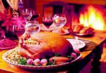 El costo de una cena de navidad