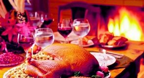 El costo de una cena de navidad