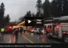 Choque de tren en Washington: Muertes a medida que los vagones de tren caen en la autopista de EE. UU.