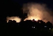 Los bomberos logran estabilizar el incendio forestal declarado en Castelldefels