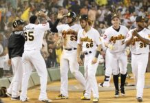 Las Águilas vencen a los Gigantes viniendo de atrás con solida ofensiva