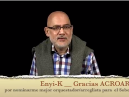 Músico dominicano Enyi-K Nominado para los Premios Soberano 2018 (Video)