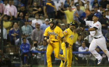 Las Águilas pican delante en la Serie Final al vencer al Licey