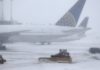 Aumenta a 14 el número de vuelos cancelados por tormenta de nieve