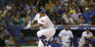 Yermín Mercedes jonronea en la victoria del Licey sobre el Escogido