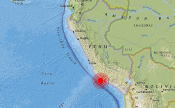 Fuerte sismo de 7,1 grados sacude la costa de Perú