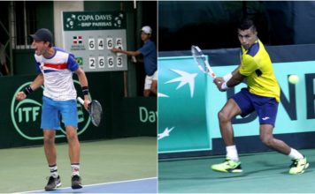 Brasil y Dominicana empatan en inicio de Copa Davis