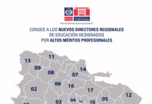 Ministerio de Educación da a conocer los nuevos 18 Directores Regionales