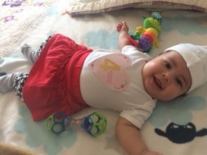 Como luce Astrid Montero después de intervenciones quirúrgicas para corregir cardiopatía congénita