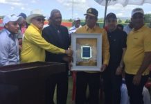 Dedican torneo de la Liga Campesina a los campeones Águilas Cibaeñas