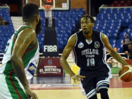 Bass y Guerrero encabezan victoria de El Millón en el basket distrital