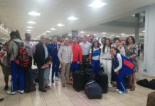 Cubanas que reforzarán la Liga Femenina arriban al país