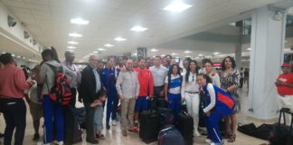 Cubanas que reforzarán la Liga Femenina arriban al país