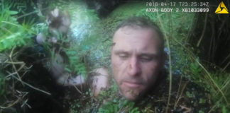 VIDEO: Un delincuente es ‘devorado’ por un pantano tras una persecución policial