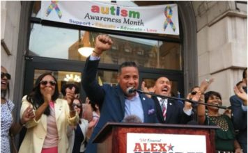 Apoyo masivo para candidato a la alcaldía de Paterson-Nueva Jersey