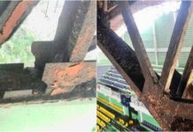 Advierten sobre techo del pabellón de baloncesto en Puerto Plata