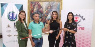 Fundación Francina y Grupo SID otorgan bastones de movilidad a personas con discapacidad visual