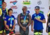 Guardiamarinas De los Santos y Urriola conquistan el triatlón de Casa de Campo