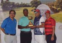 Julio Santos gana segunda copa Playa Dorada Golf 2018 en Puerto Plata