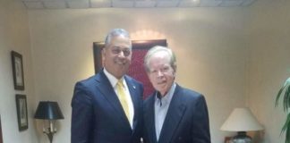 Pepín Corripio y Rubén Luna intercambian impresiones sobre temas nacionales en encuentro de empresarios