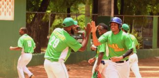 Haina y Villa María dividen en inicio serie final torneo de béisbol doble A del Distrito