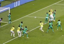 Colombia vence a Senegal con gol de Mina y se clasifica a octavos de final