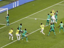 Colombia vence a Senegal con gol de Mina y se clasifica a octavos de final