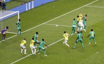 Colombia vence a Senegal con gol de Mina y se clasifica a octavos de final