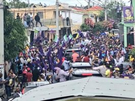 Leonel no da tregua, volvió a las calles por tercer domingo seguido